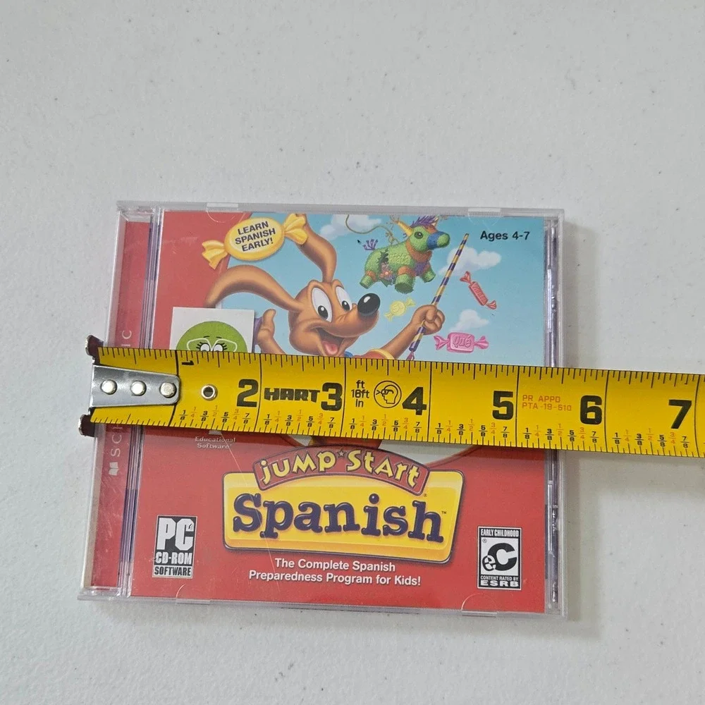 JumpStart Spanish PC CD-ROM Scholastic Educational Software Ages 4-7 Learning